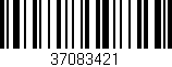 Código de barras (EAN, GTIN, SKU, ISBN): '37083421'