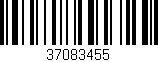 Código de barras (EAN, GTIN, SKU, ISBN): '37083455'