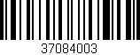 Código de barras (EAN, GTIN, SKU, ISBN): '37084003'