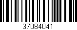 Código de barras (EAN, GTIN, SKU, ISBN): '37084041'