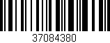 Código de barras (EAN, GTIN, SKU, ISBN): '37084380'