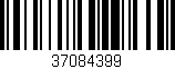 Código de barras (EAN, GTIN, SKU, ISBN): '37084399'