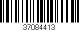 Código de barras (EAN, GTIN, SKU, ISBN): '37084413'