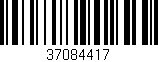 Código de barras (EAN, GTIN, SKU, ISBN): '37084417'