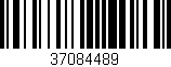 Código de barras (EAN, GTIN, SKU, ISBN): '37084489'