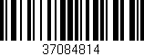 Código de barras (EAN, GTIN, SKU, ISBN): '37084814'