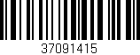 Código de barras (EAN, GTIN, SKU, ISBN): '37091415'