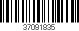 Código de barras (EAN, GTIN, SKU, ISBN): '37091835'