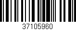 Código de barras (EAN, GTIN, SKU, ISBN): '37105960'