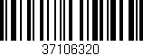 Código de barras (EAN, GTIN, SKU, ISBN): '37106320'