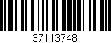 Código de barras (EAN, GTIN, SKU, ISBN): '37113748'