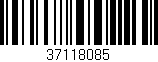 Código de barras (EAN, GTIN, SKU, ISBN): '37118085'