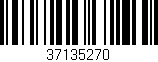 Código de barras (EAN, GTIN, SKU, ISBN): '37135270'