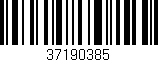 Código de barras (EAN, GTIN, SKU, ISBN): '37190385'