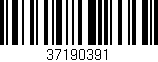Código de barras (EAN, GTIN, SKU, ISBN): '37190391'