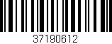 Código de barras (EAN, GTIN, SKU, ISBN): '37190612'