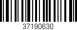 Código de barras (EAN, GTIN, SKU, ISBN): '37190630'