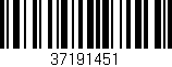 Código de barras (EAN, GTIN, SKU, ISBN): '37191451'