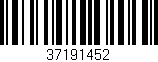 Código de barras (EAN, GTIN, SKU, ISBN): '37191452'