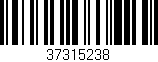Código de barras (EAN, GTIN, SKU, ISBN): '37315238'