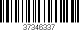 Código de barras (EAN, GTIN, SKU, ISBN): '37346337'