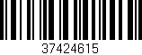 Código de barras (EAN, GTIN, SKU, ISBN): '37424615'