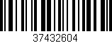 Código de barras (EAN, GTIN, SKU, ISBN): '37432604'
