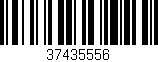 Código de barras (EAN, GTIN, SKU, ISBN): '37435556'