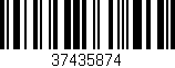 Código de barras (EAN, GTIN, SKU, ISBN): '37435874'