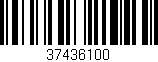 Código de barras (EAN, GTIN, SKU, ISBN): '37436100'
