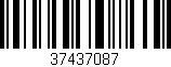 Código de barras (EAN, GTIN, SKU, ISBN): '37437087'