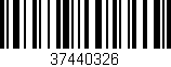 Código de barras (EAN, GTIN, SKU, ISBN): '37440326'