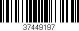 Código de barras (EAN, GTIN, SKU, ISBN): '37449197'