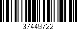 Código de barras (EAN, GTIN, SKU, ISBN): '37449722'