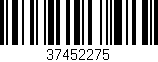 Código de barras (EAN, GTIN, SKU, ISBN): '37452275'
