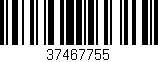 Código de barras (EAN, GTIN, SKU, ISBN): '37467755'
