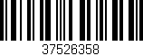 Código de barras (EAN, GTIN, SKU, ISBN): '37526358'