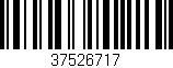 Código de barras (EAN, GTIN, SKU, ISBN): '37526717'