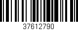 Código de barras (EAN, GTIN, SKU, ISBN): '37612790'