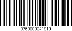 Código de barras (EAN, GTIN, SKU, ISBN): '3763000341913'