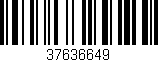 Código de barras (EAN, GTIN, SKU, ISBN): '37636649'