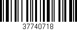 Código de barras (EAN, GTIN, SKU, ISBN): '37740718'