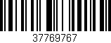 Código de barras (EAN, GTIN, SKU, ISBN): '37769767'