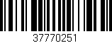 Código de barras (EAN, GTIN, SKU, ISBN): '37770251'