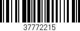 Código de barras (EAN, GTIN, SKU, ISBN): '37772215'