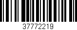 Código de barras (EAN, GTIN, SKU, ISBN): '37772219'