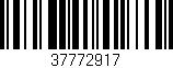 Código de barras (EAN, GTIN, SKU, ISBN): '37772917'