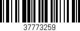 Código de barras (EAN, GTIN, SKU, ISBN): '37773259'