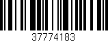 Código de barras (EAN, GTIN, SKU, ISBN): '37774183'