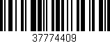 Código de barras (EAN, GTIN, SKU, ISBN): '37774409'